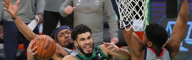 熊猫体育平台-面对残阵绿军奇才不虚 比尔伤情决定附加赛走势